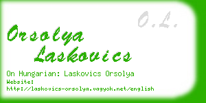 orsolya laskovics business card